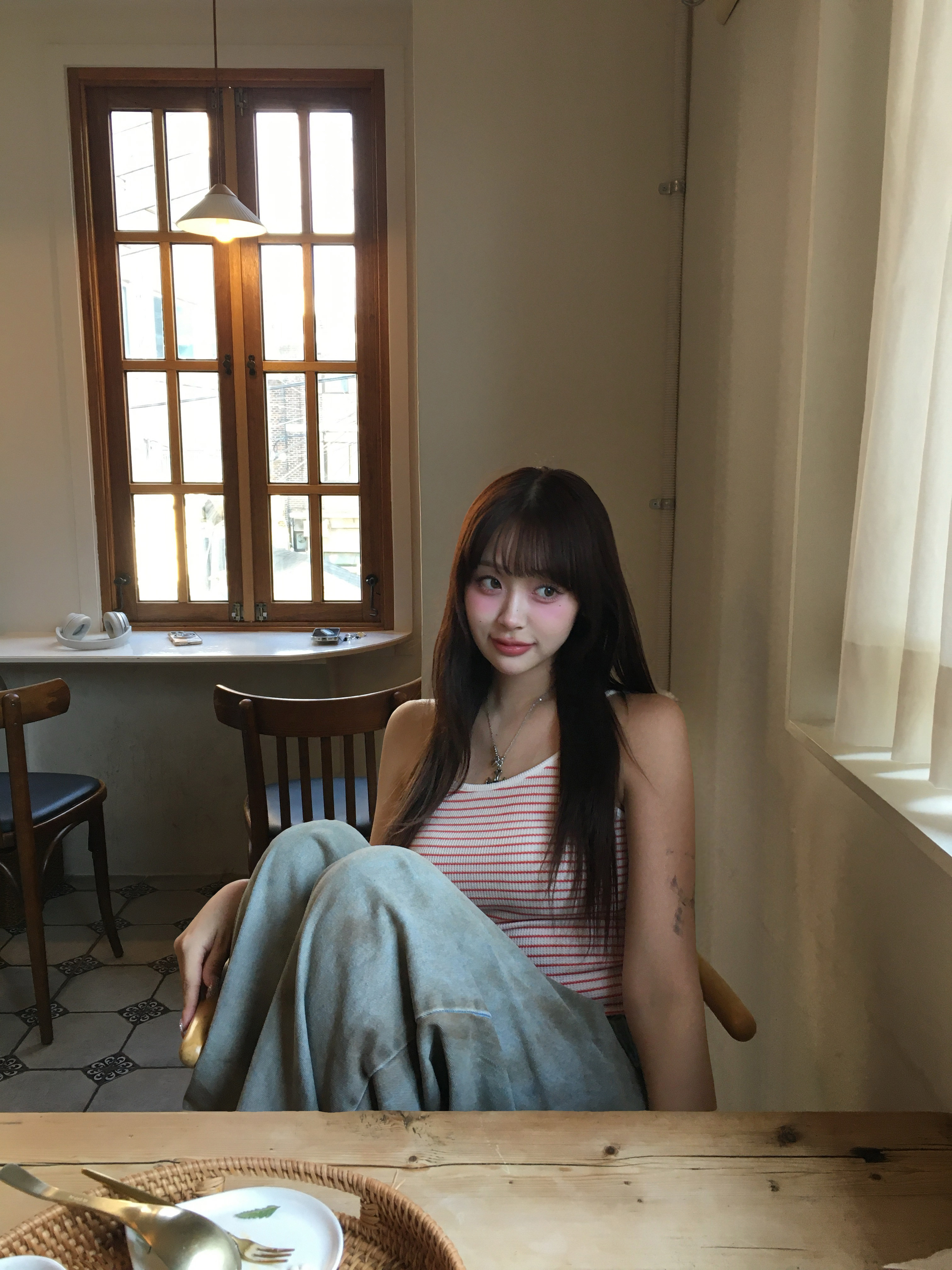 ボーダーリブキャミソールトップス | 詳細画像5