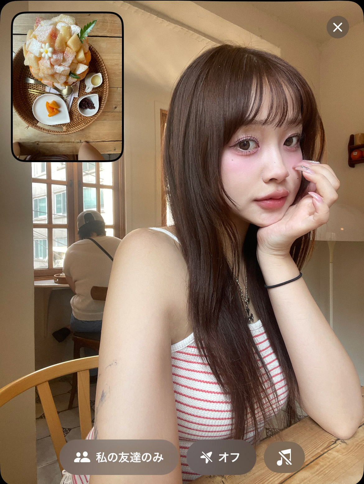 ボーダーリブキャミソールトップス | 詳細画像6