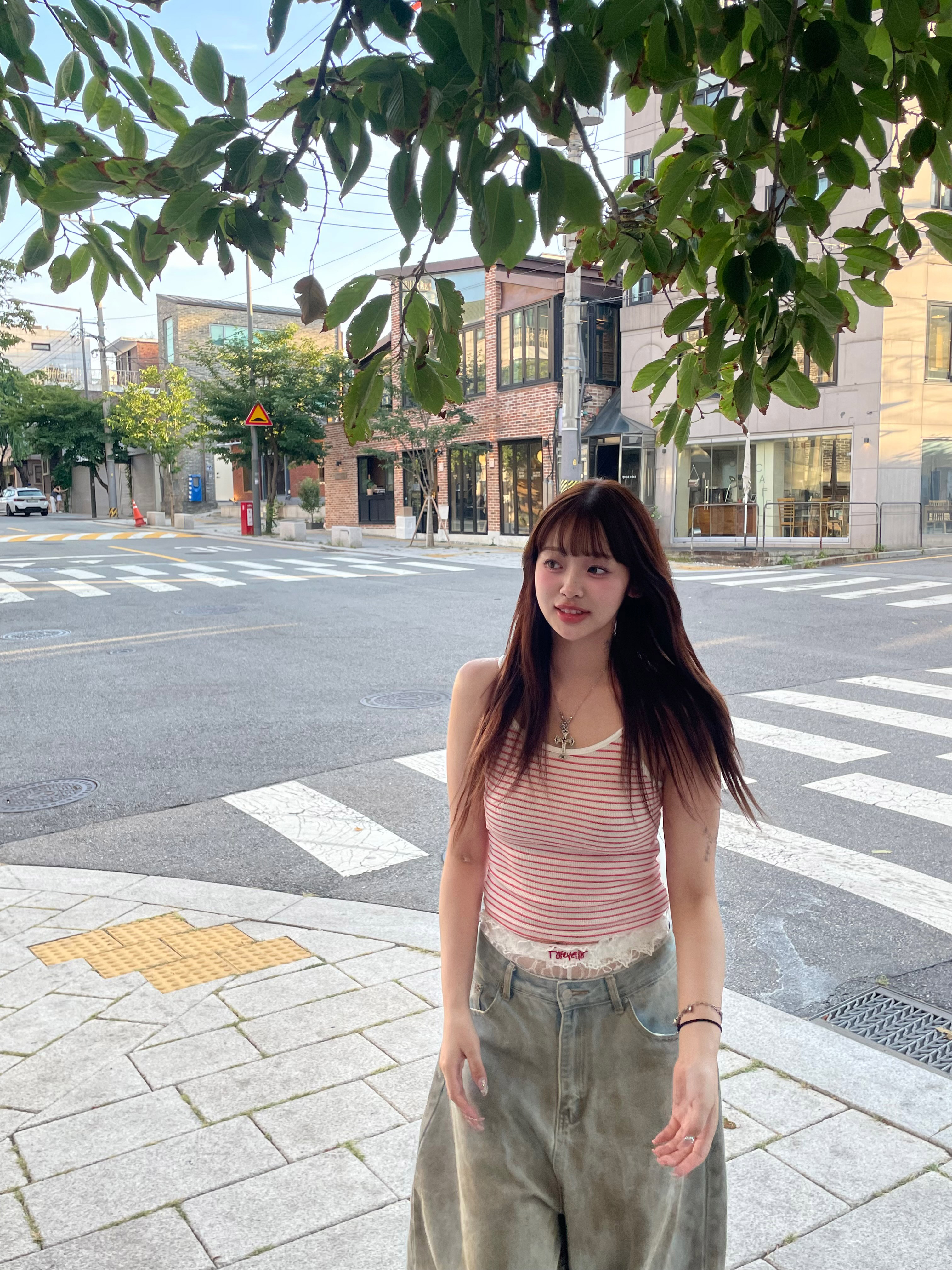 ボーダーリブキャミソールトップス | 詳細画像9