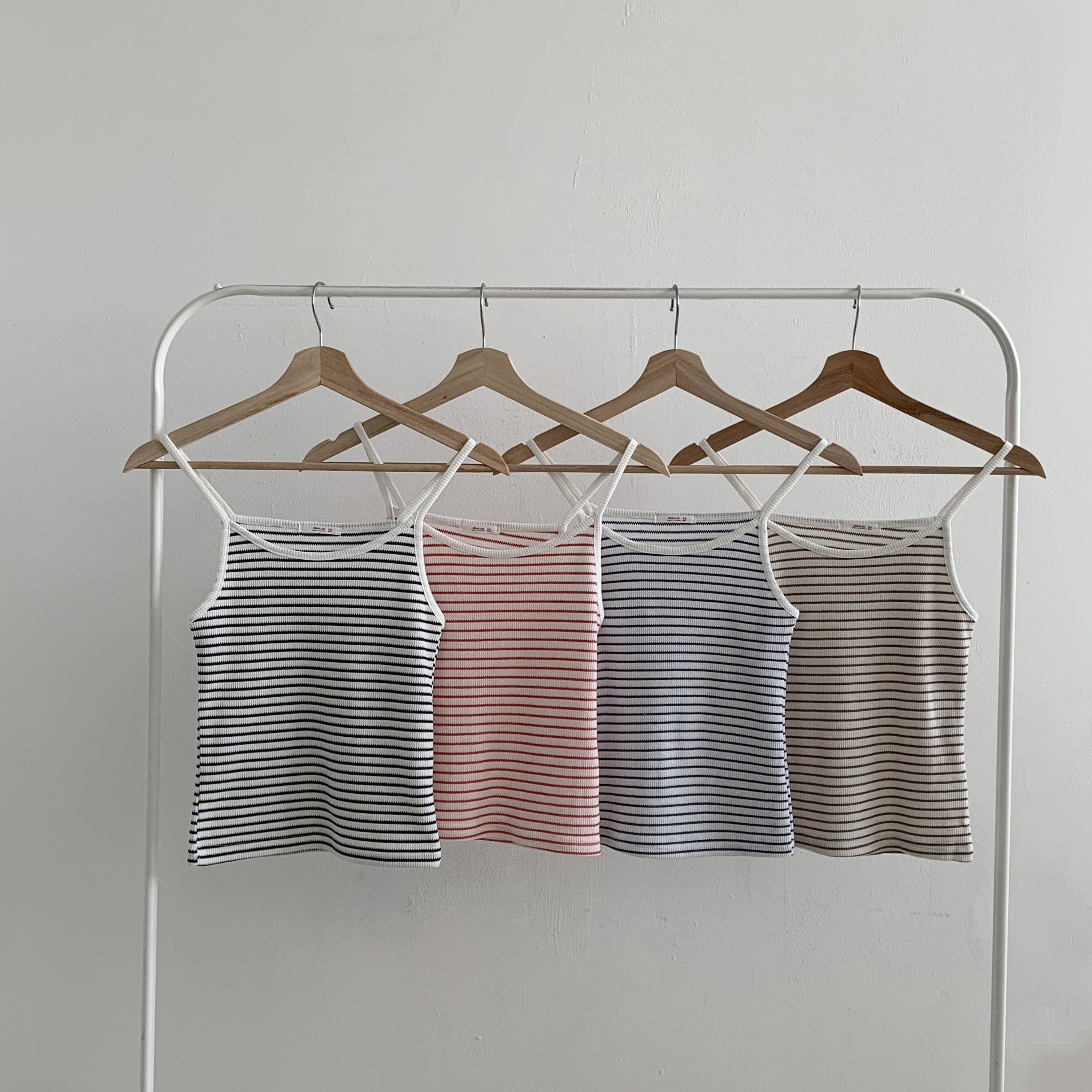 ボーダーリブキャミソールトップス | 詳細画像12