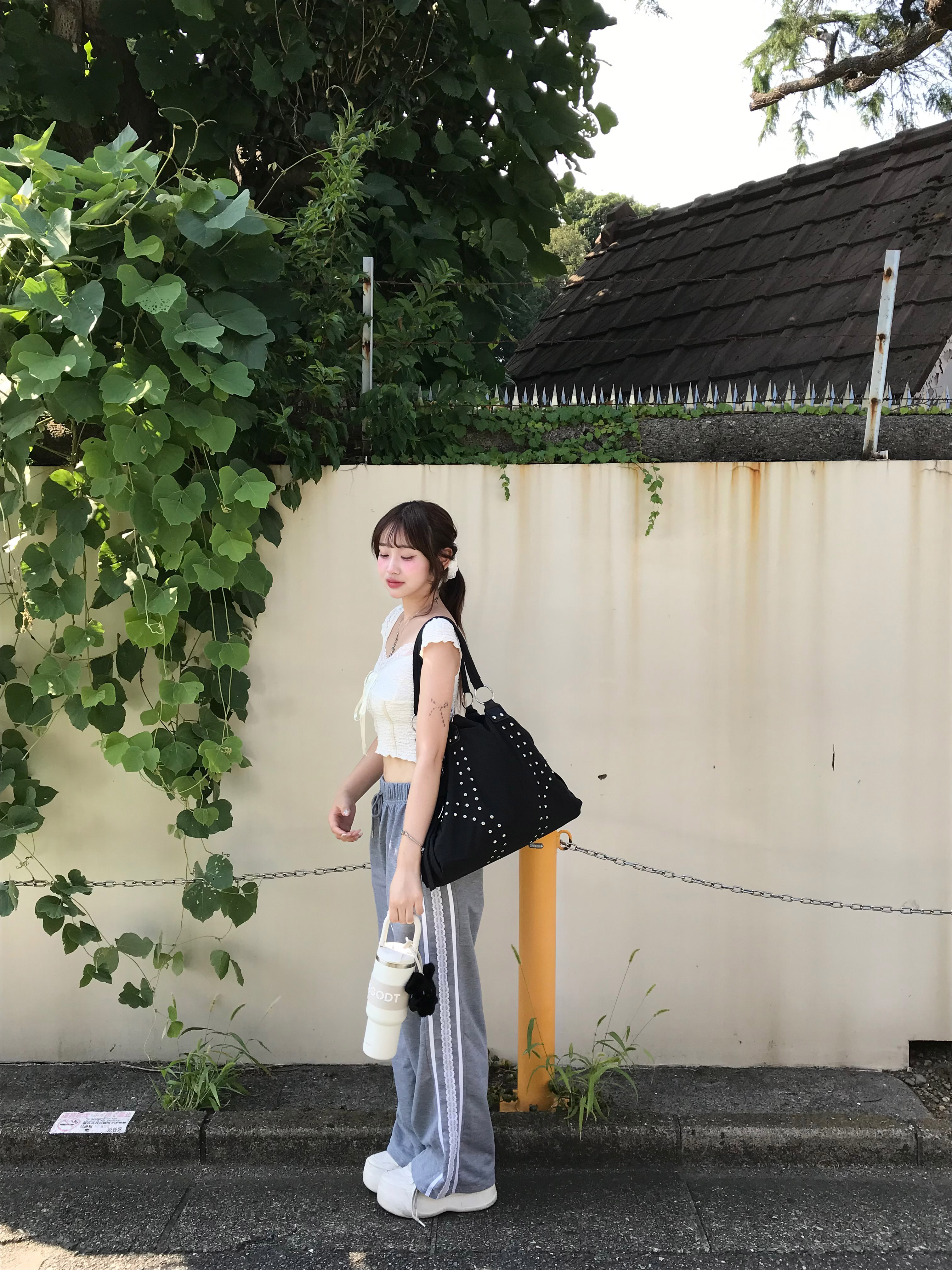 レースラインスウェットワイドパンツ | 詳細画像3