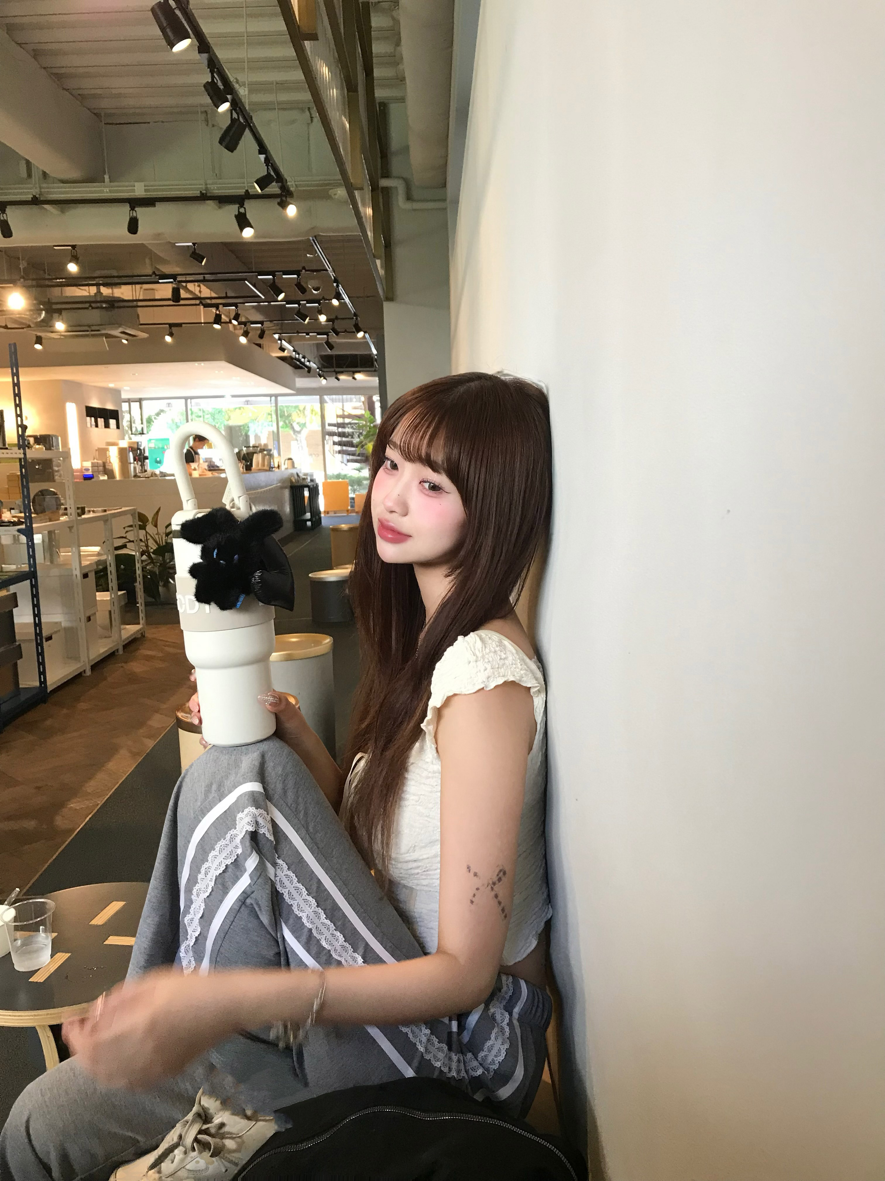 レースラインスウェットワイドパンツ | 詳細画像7