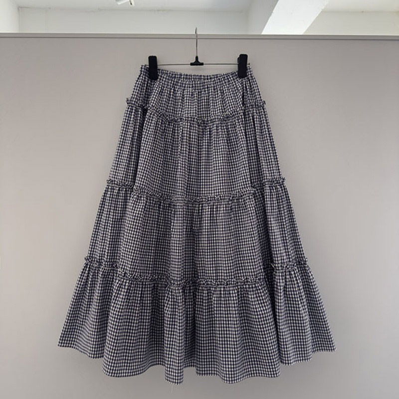 ギンガムティアードフリルスカート | 詳細画像12