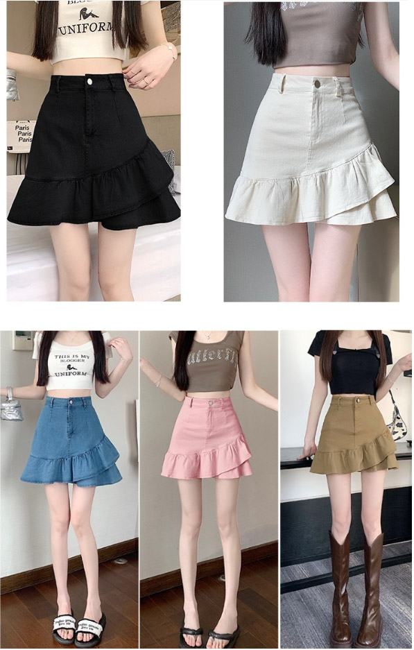 アシンメトリーフリルスカート | 詳細画像12