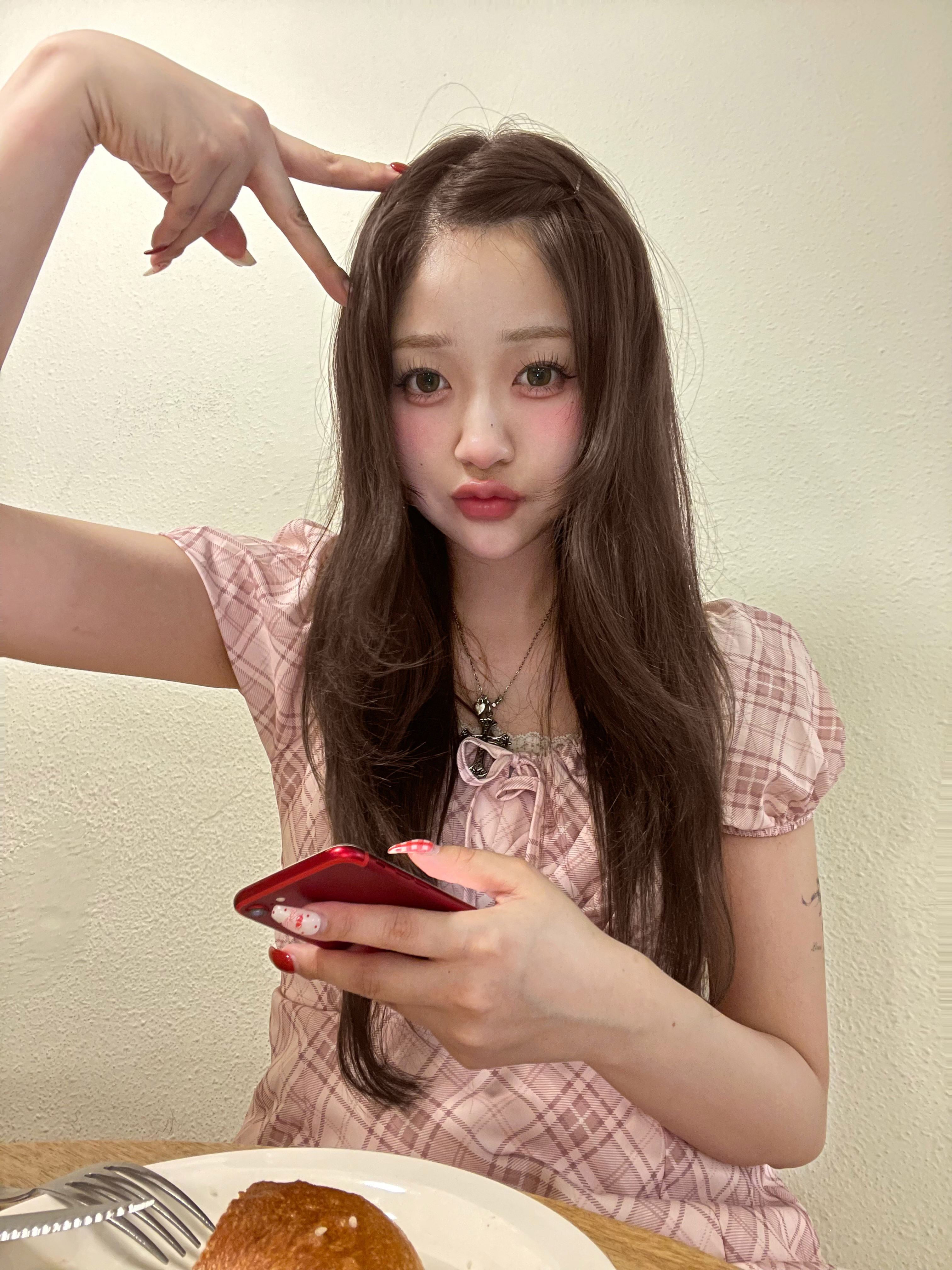 ピンクチェックワンピース | 詳細画像11