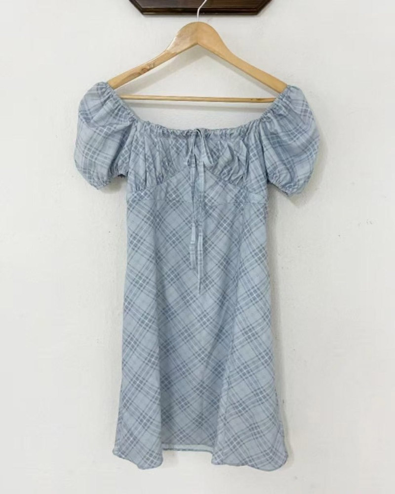 ピンクチェックワンピース | 詳細画像13