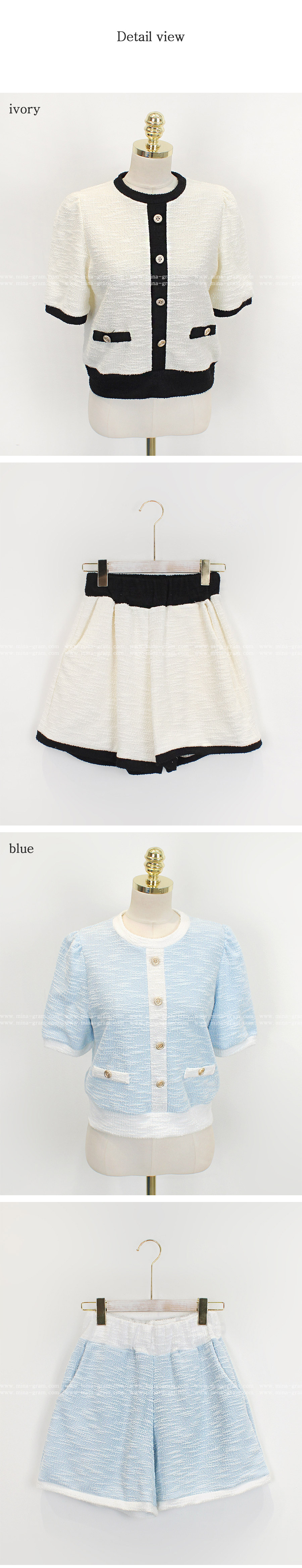 配色ゴールドボタンセットアップ | 詳細画像12