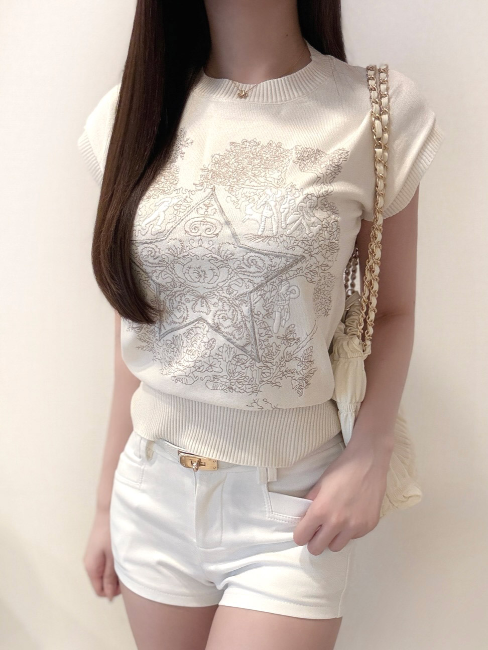 刺繍ノースリーブニット | 詳細画像6