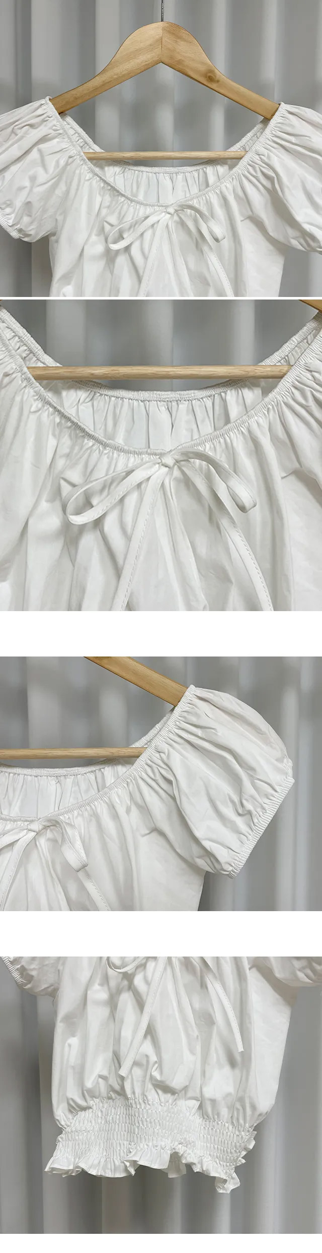 パフスリーブリボンブラウス | 詳細画像13