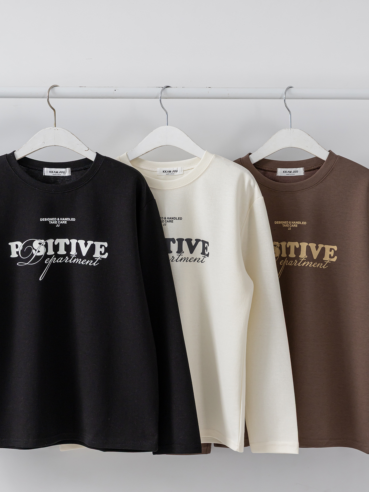 ラウンドネック長袖ロゴTシャツ | 詳細画像3