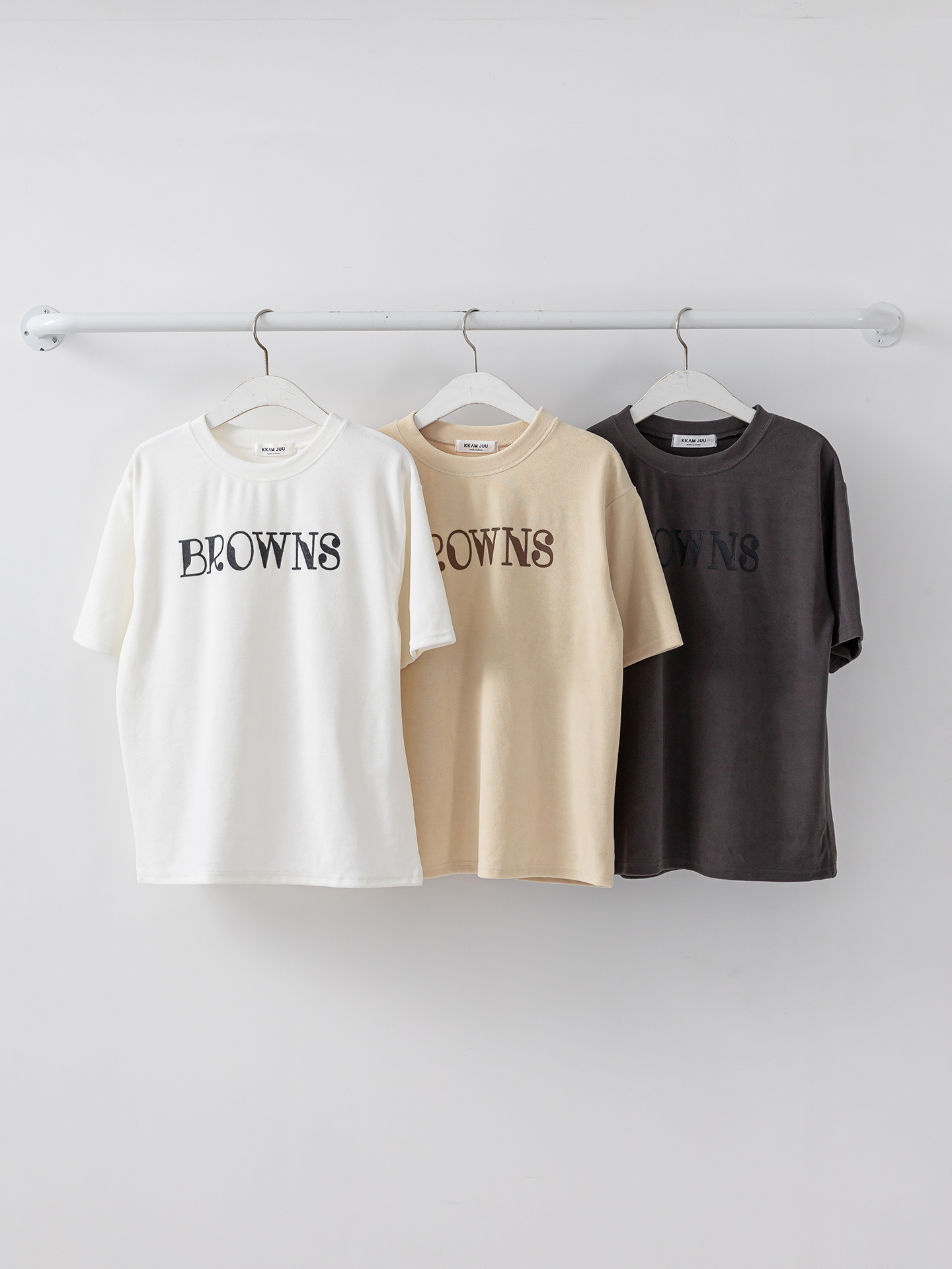 ラウンドネック半袖ロゴTシャツ | 詳細画像2