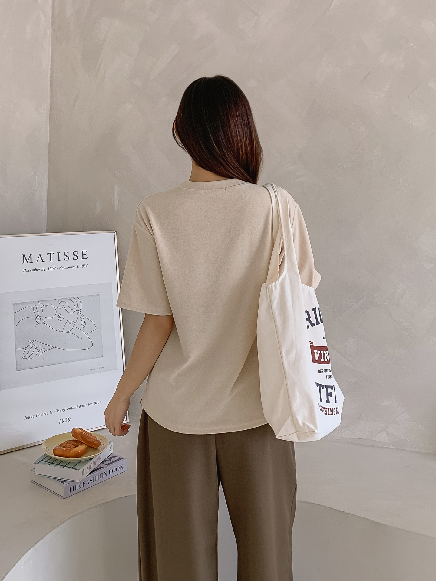 ラウンドネック半袖ロゴTシャツ | 詳細画像7