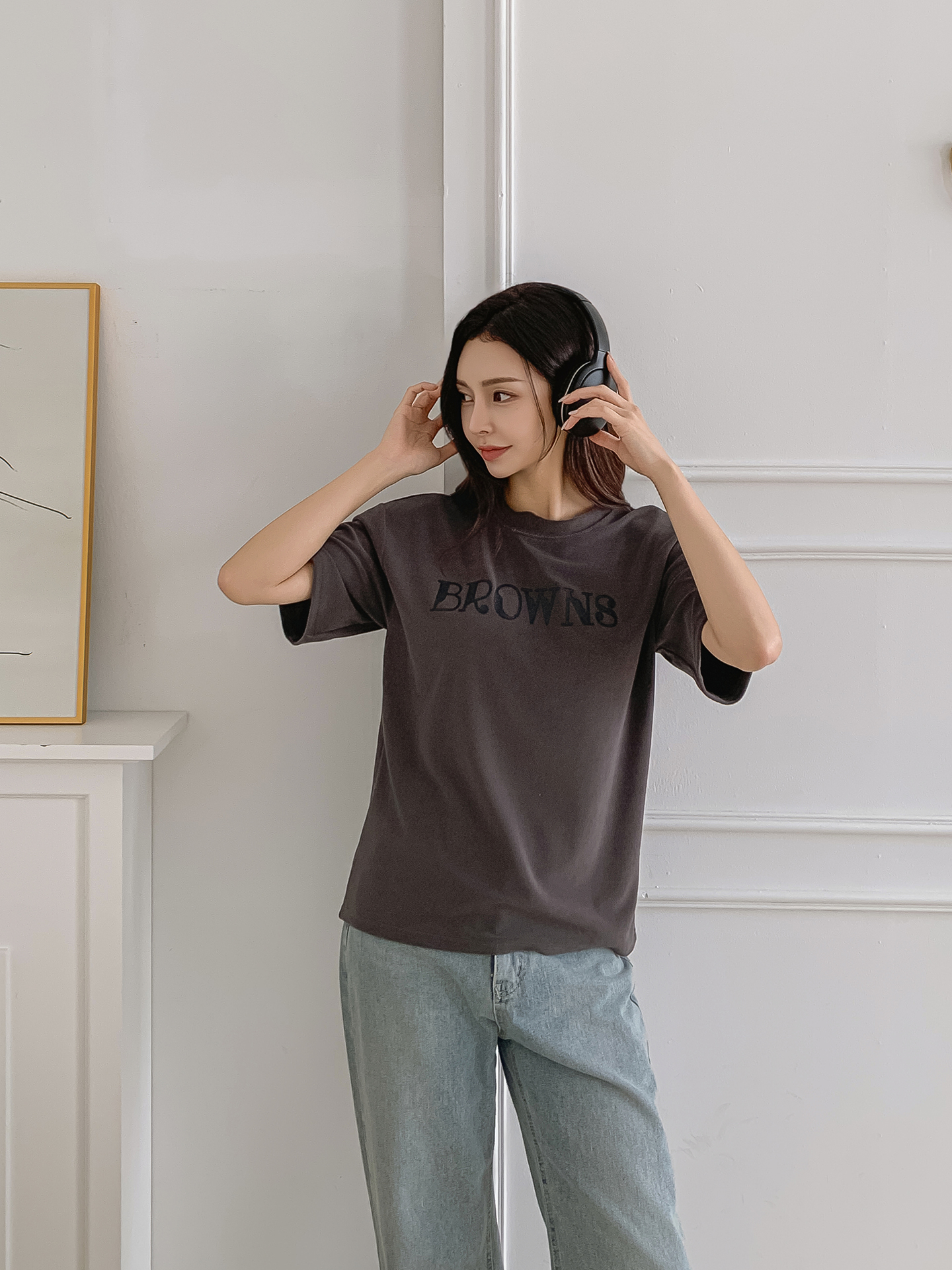 ラウンドネック半袖ロゴTシャツ | 詳細画像26