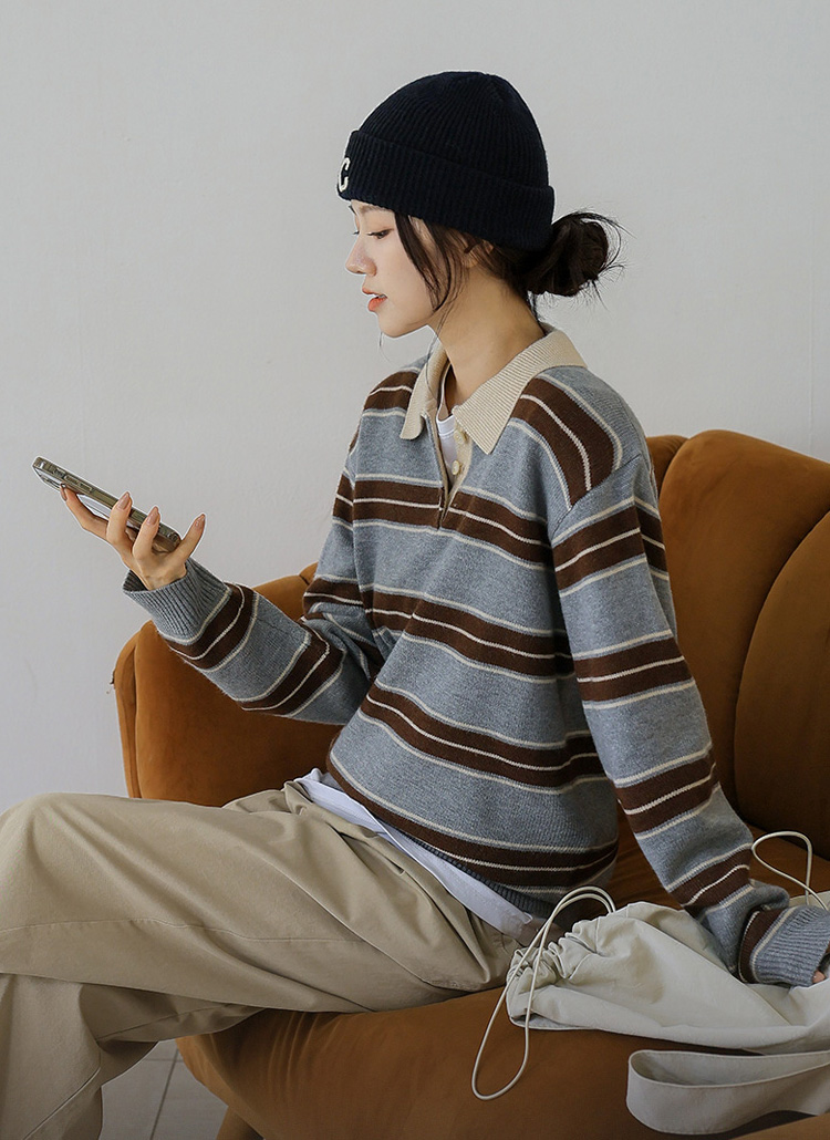 INHERIT ノルディック　セーター　ニット 417 EDIFICE ウール ノルディック セーター INHERIT インヘリット