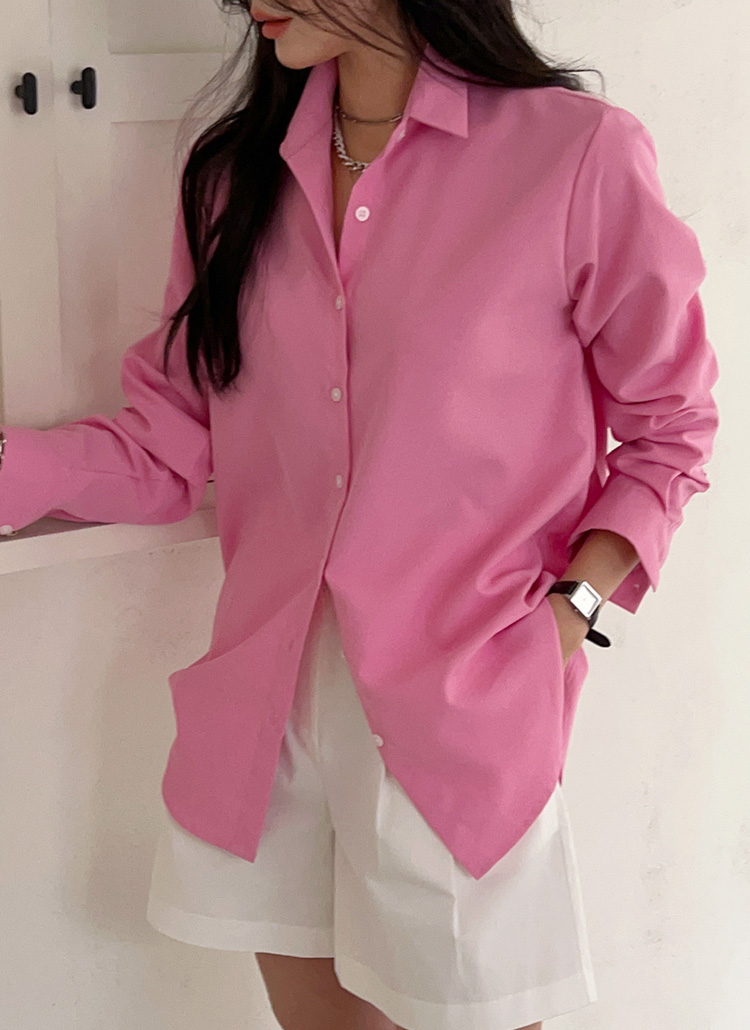 長袖カラーシャツ | レディースファッション通販 - DHOLIC