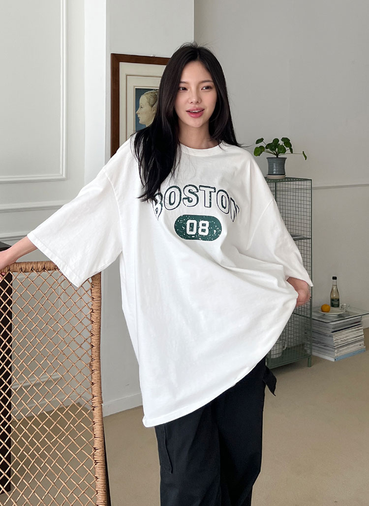 半袖ビッグプリントTシャツ | レディースファッション通販 - DHOLIC
