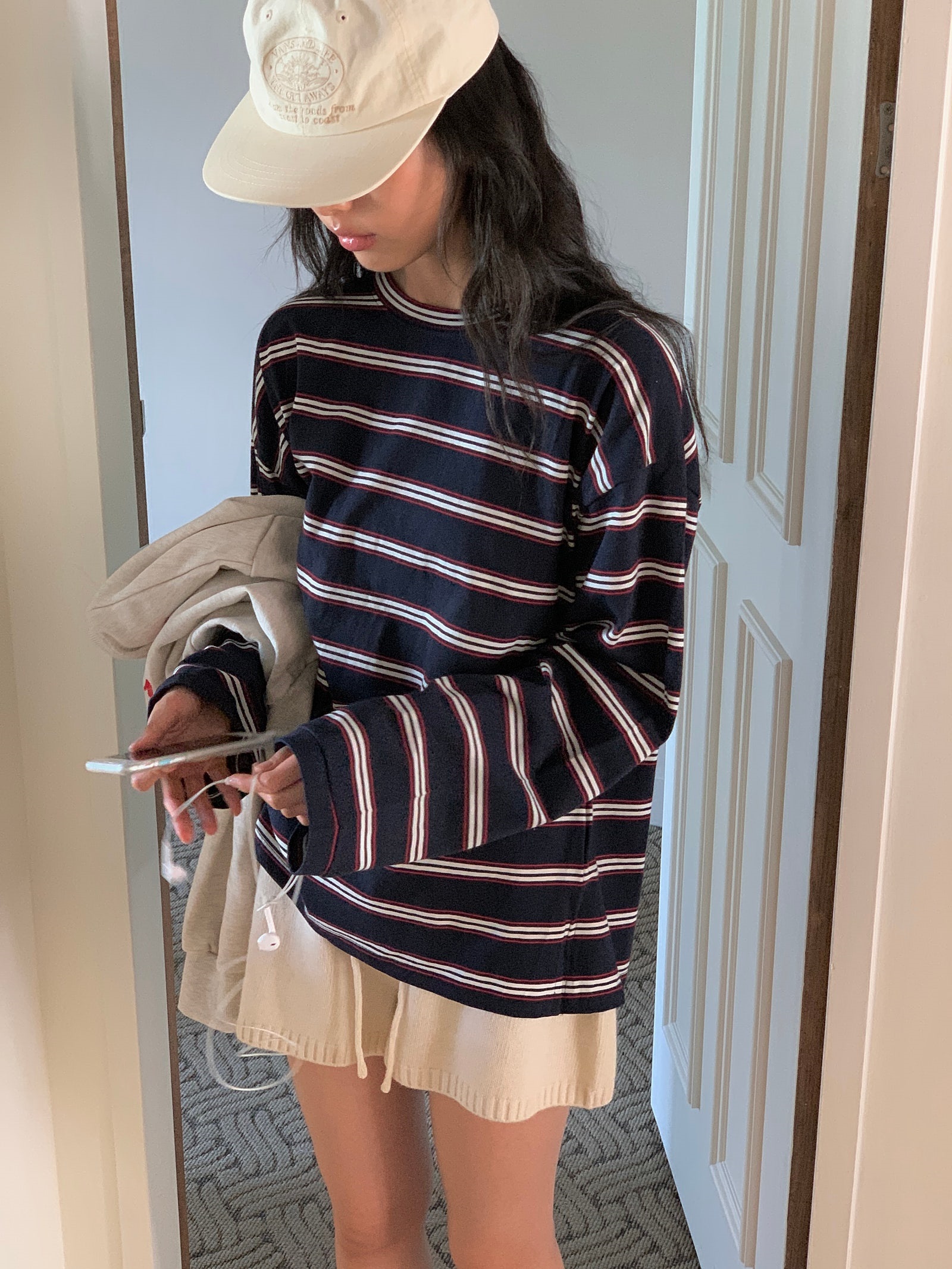 オーバーサイズボーダー配色Tシャツ | 詳細画像7