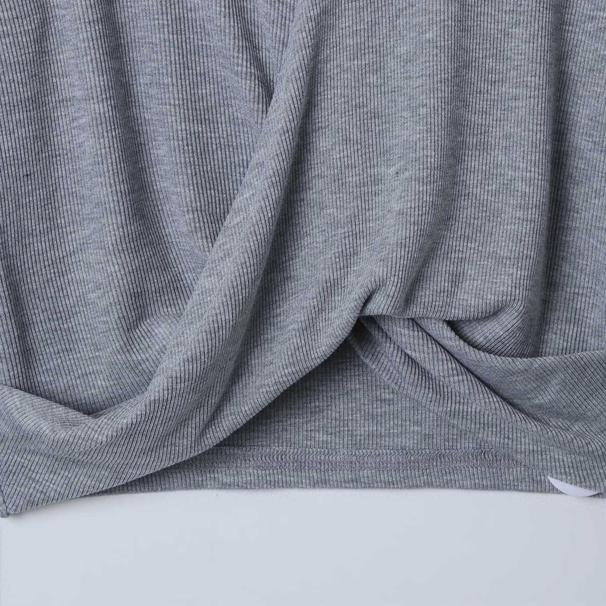 リブツイスト長袖Tシャツ | 詳細画像18