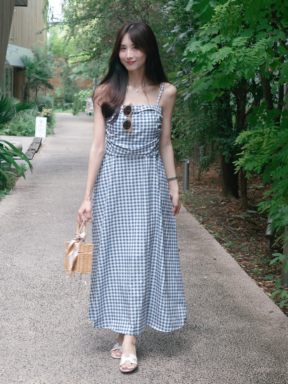 ギンガムチェックフレアワンピース | 詳細画像3