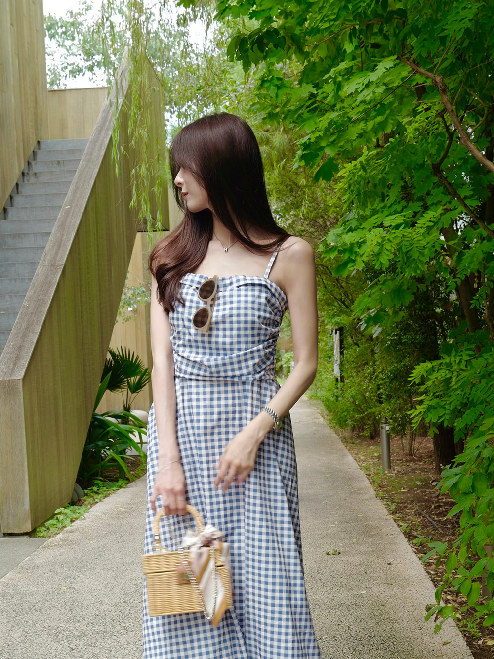 ギンガムチェックフレアワンピース | 詳細画像6