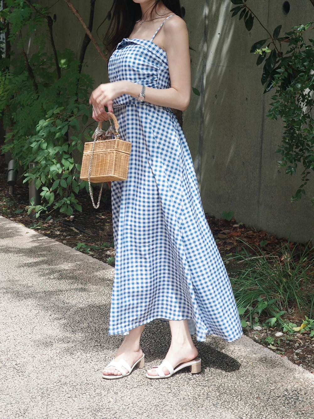 ギンガムチェックフレアワンピース | 詳細画像7