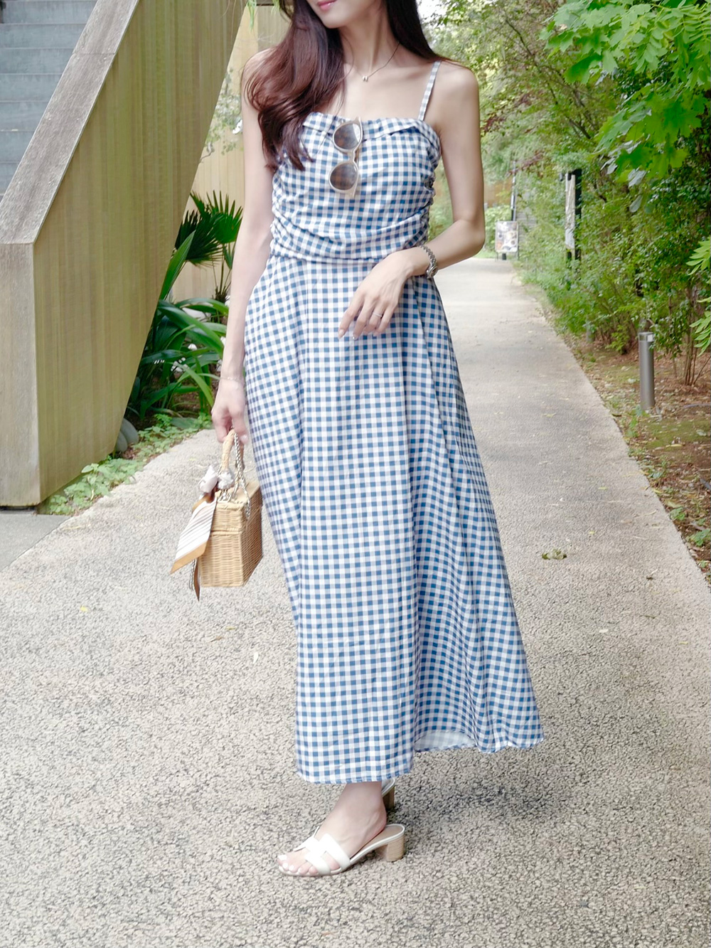 ギンガムチェックフレアワンピース | 詳細画像10
