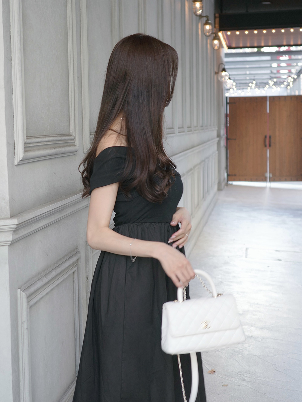 クロスオフショルフレアワンピース | 詳細画像10