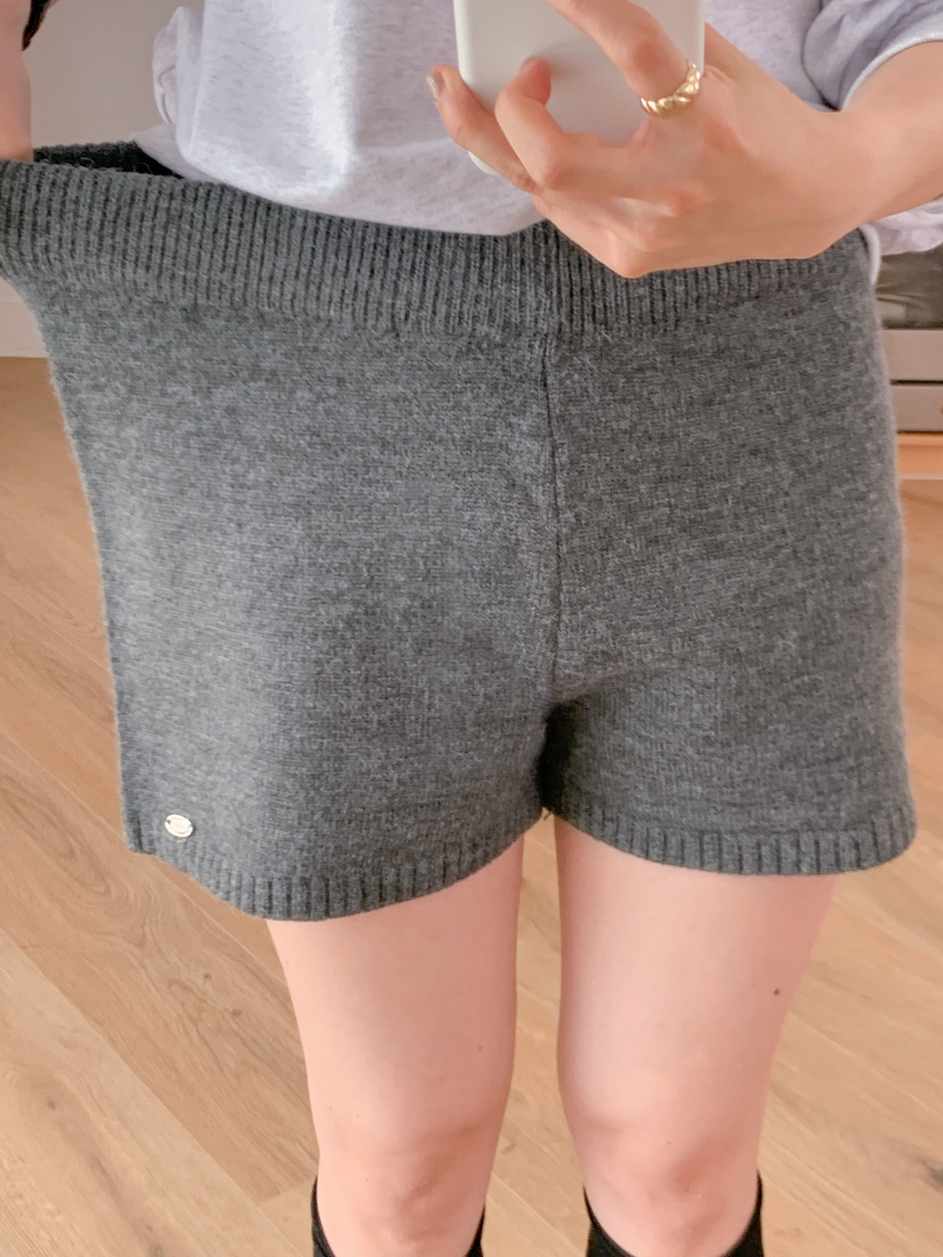 ウエストゴムペンダントニットショートパンツ | 詳細画像2