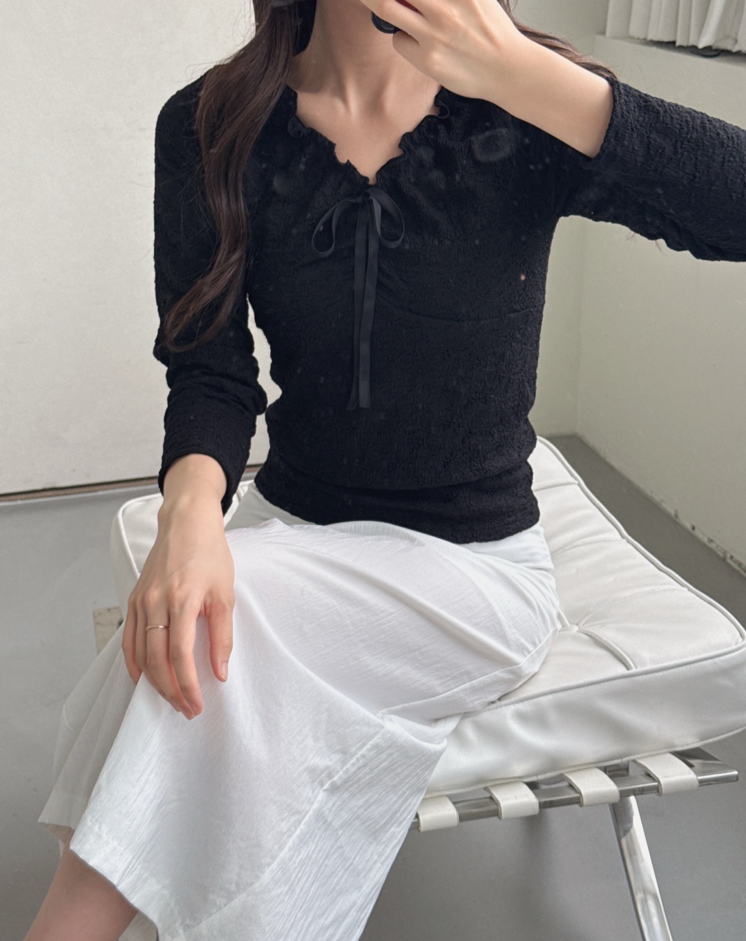 リボンフリルギャザーTシャツ | 詳細画像16