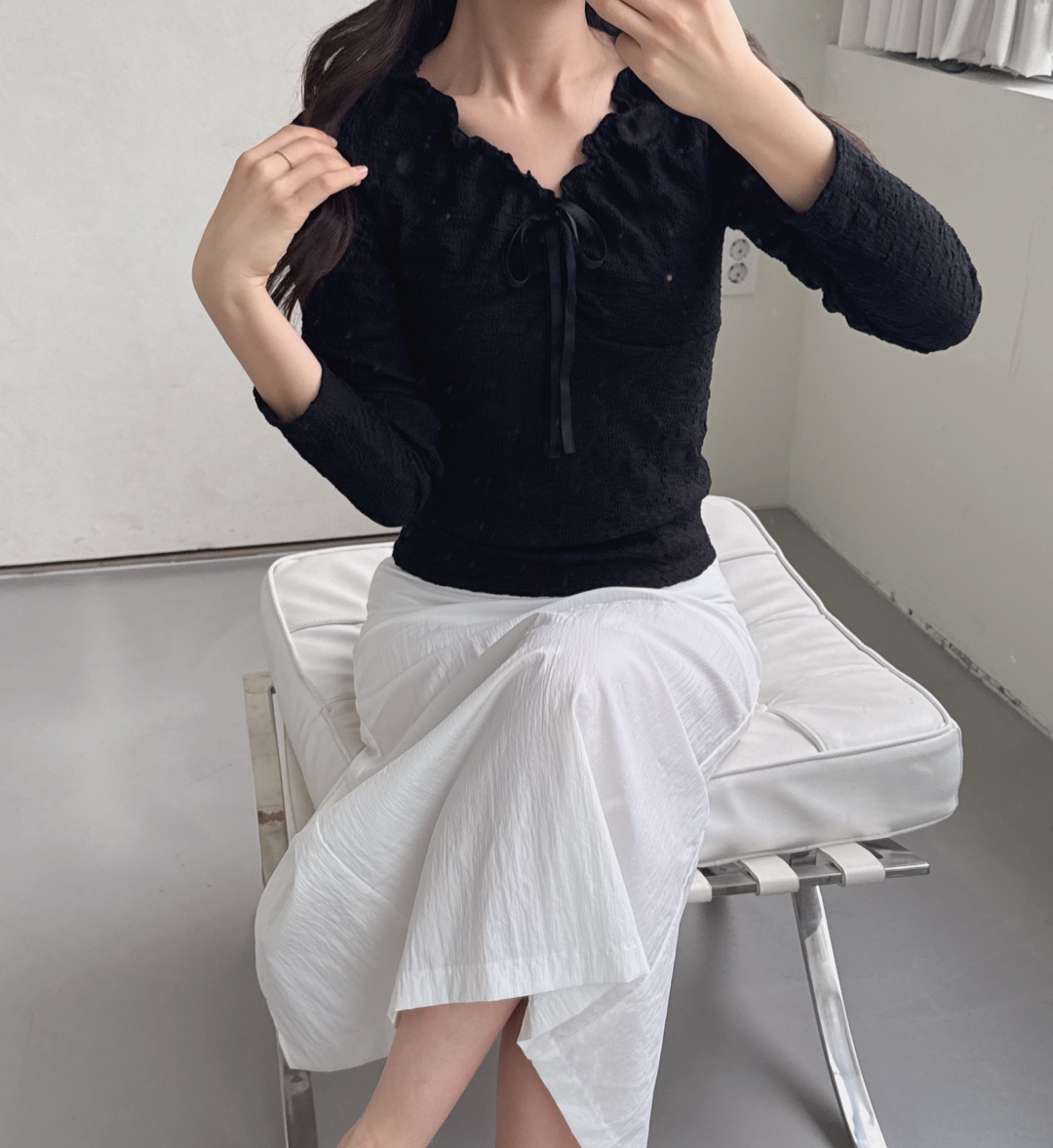 リボンフリルギャザーTシャツ | 詳細画像17