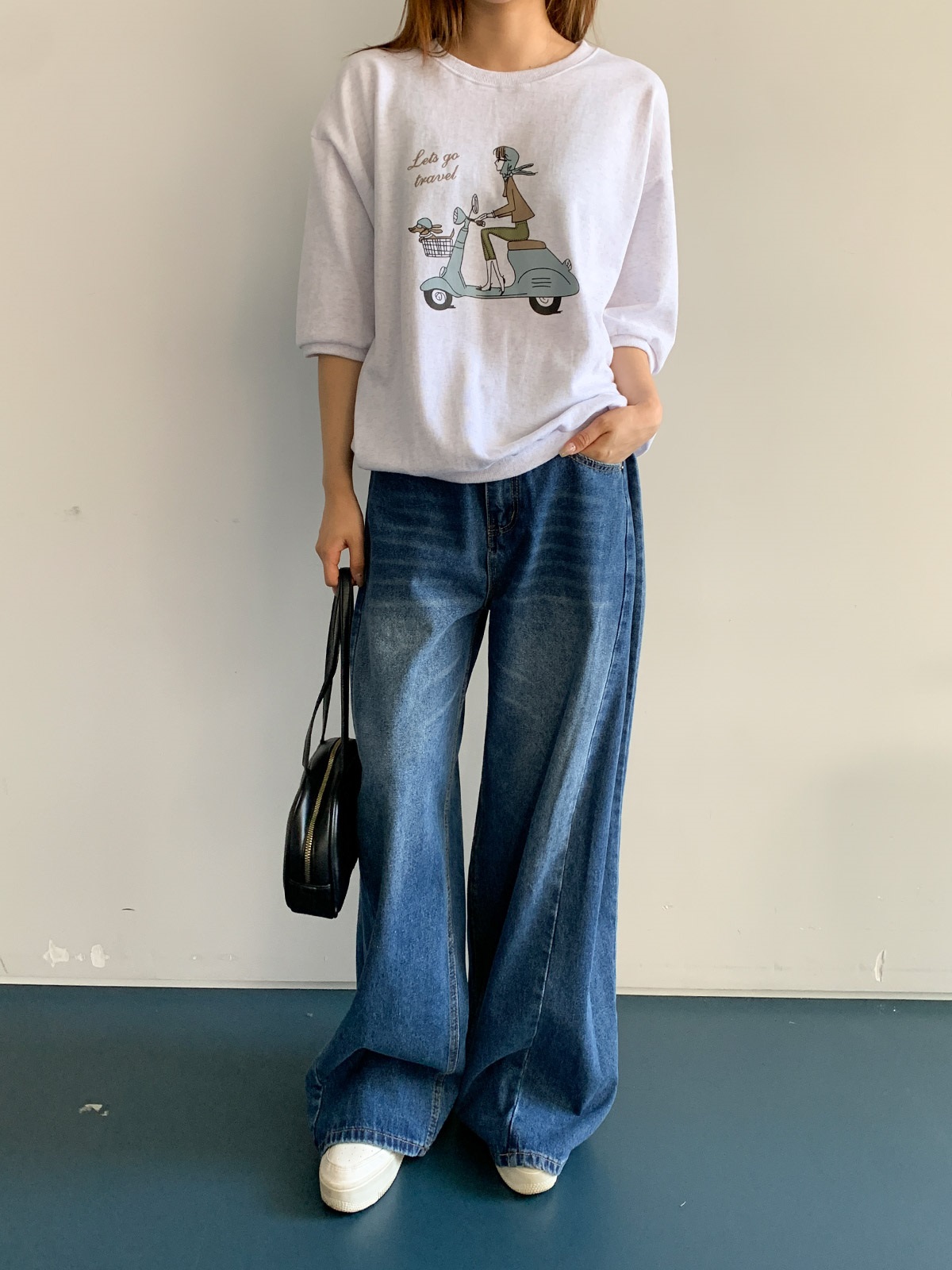 7分袖プリントTシャツ | 詳細画像2