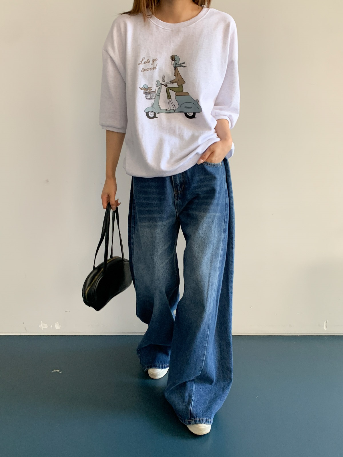 7分袖プリントTシャツ | 詳細画像4