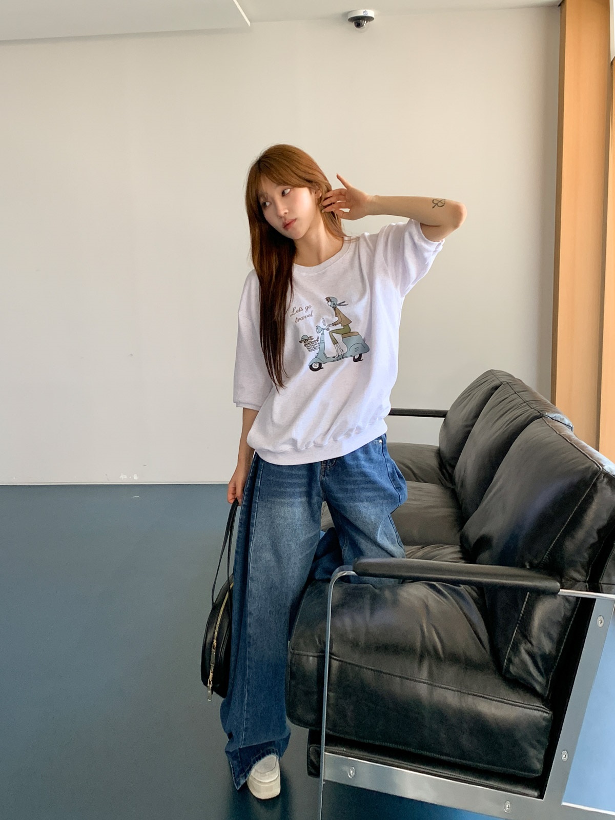 7分袖プリントTシャツ | 詳細画像6