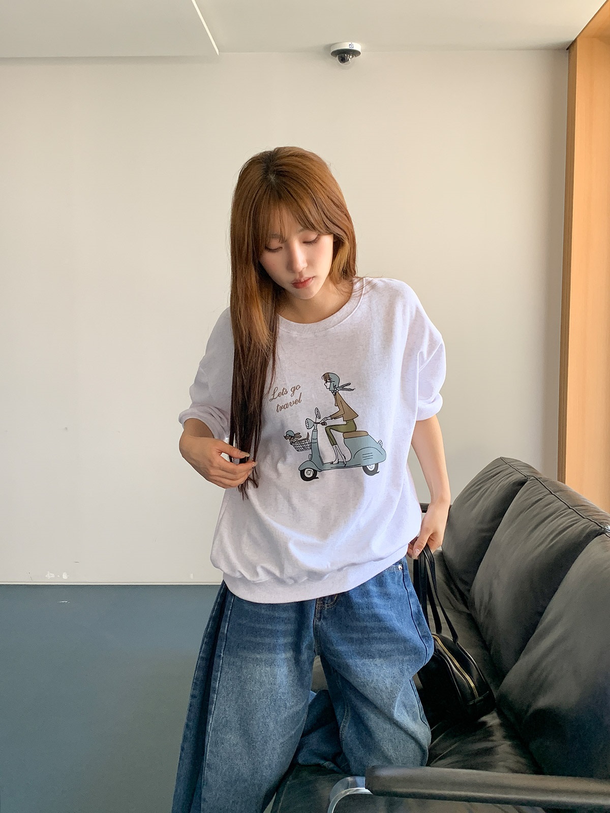 7分袖プリントTシャツ | 詳細画像7