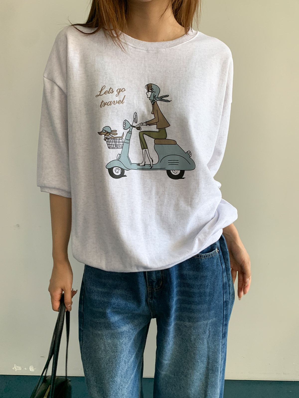 7分袖プリントTシャツ | 詳細画像9