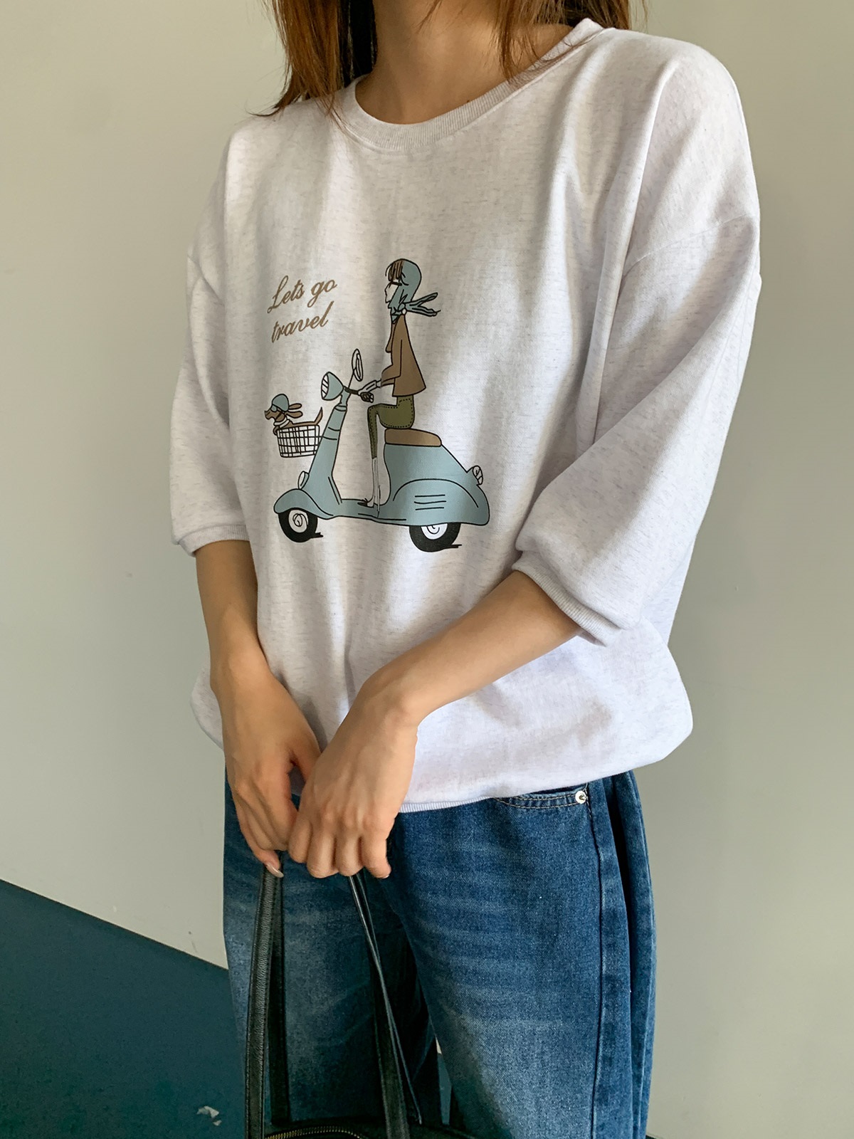 7分袖プリントTシャツ | 詳細画像10