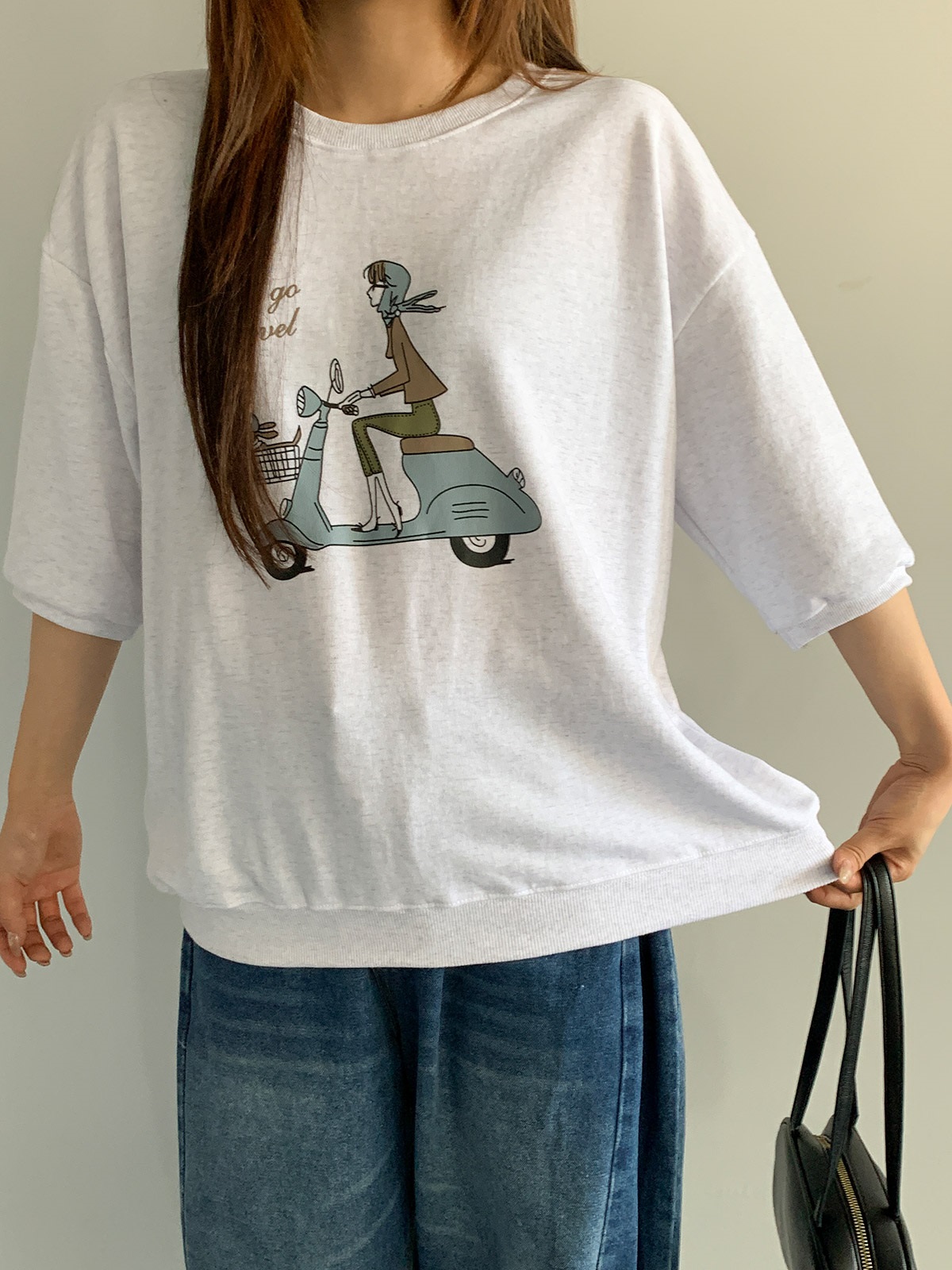 7分袖プリントTシャツ | 詳細画像11