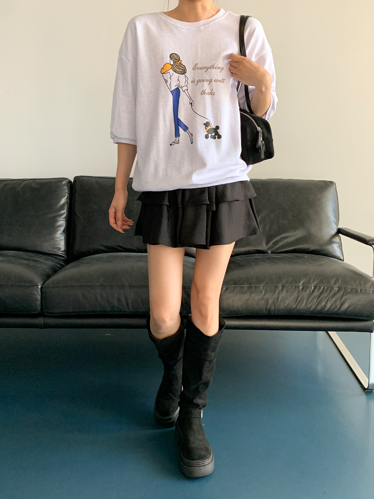 7分袖プリントTシャツ | 詳細画像6