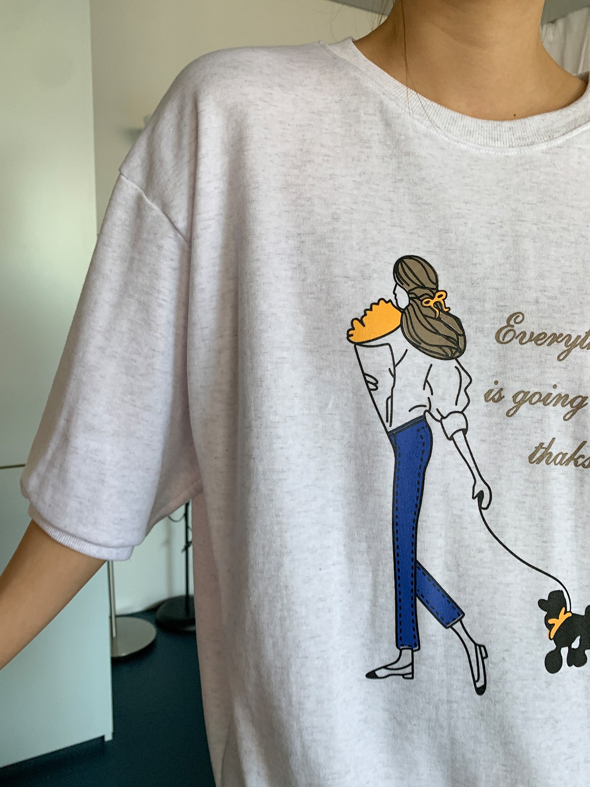 7分袖プリントTシャツ | 詳細画像9