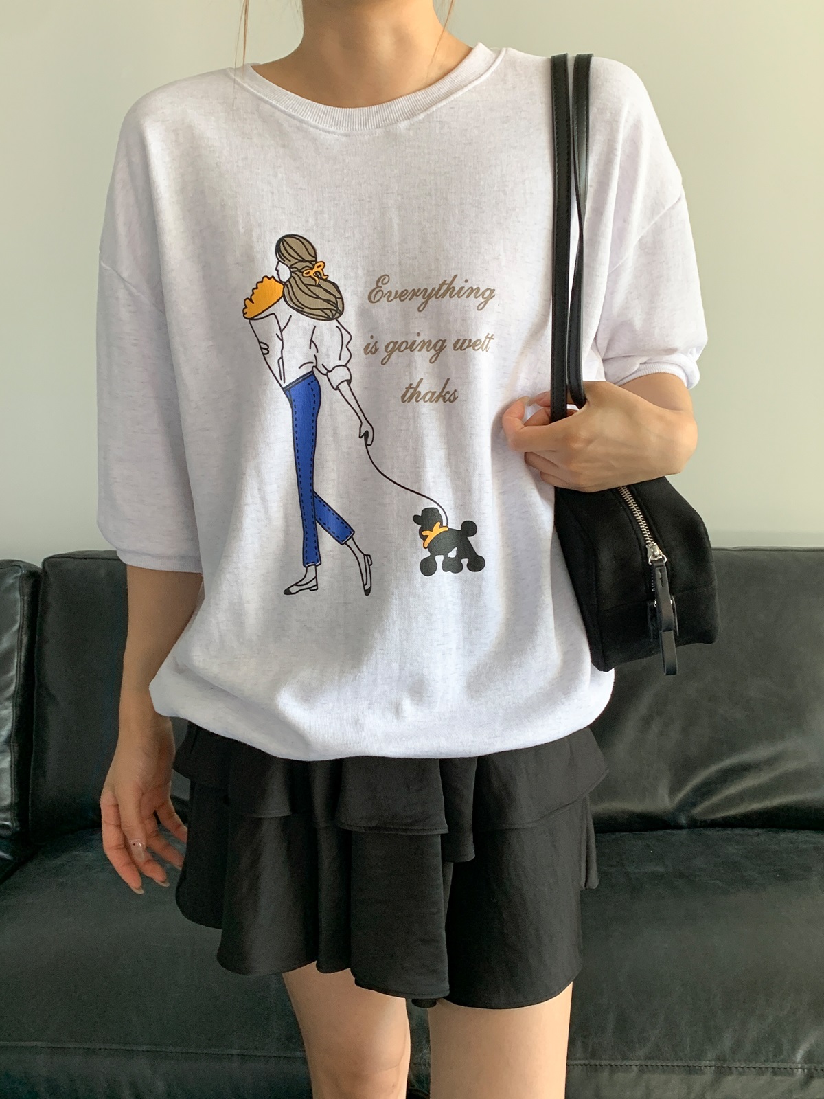 7分袖プリントTシャツ | 詳細画像11