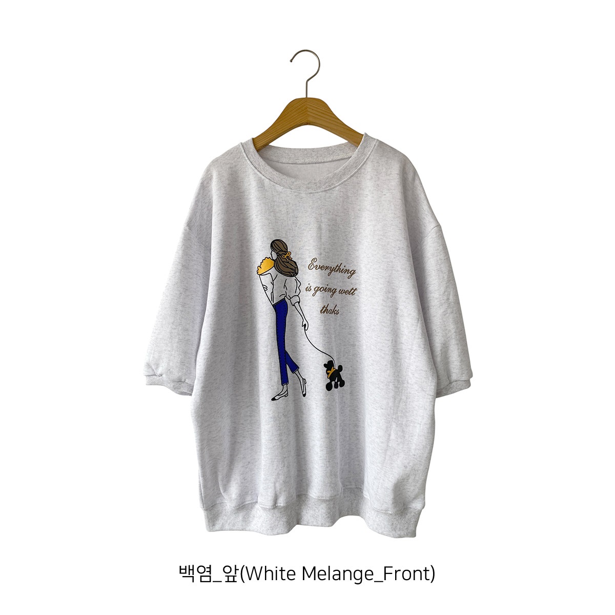 7分袖プリントTシャツ | 詳細画像12