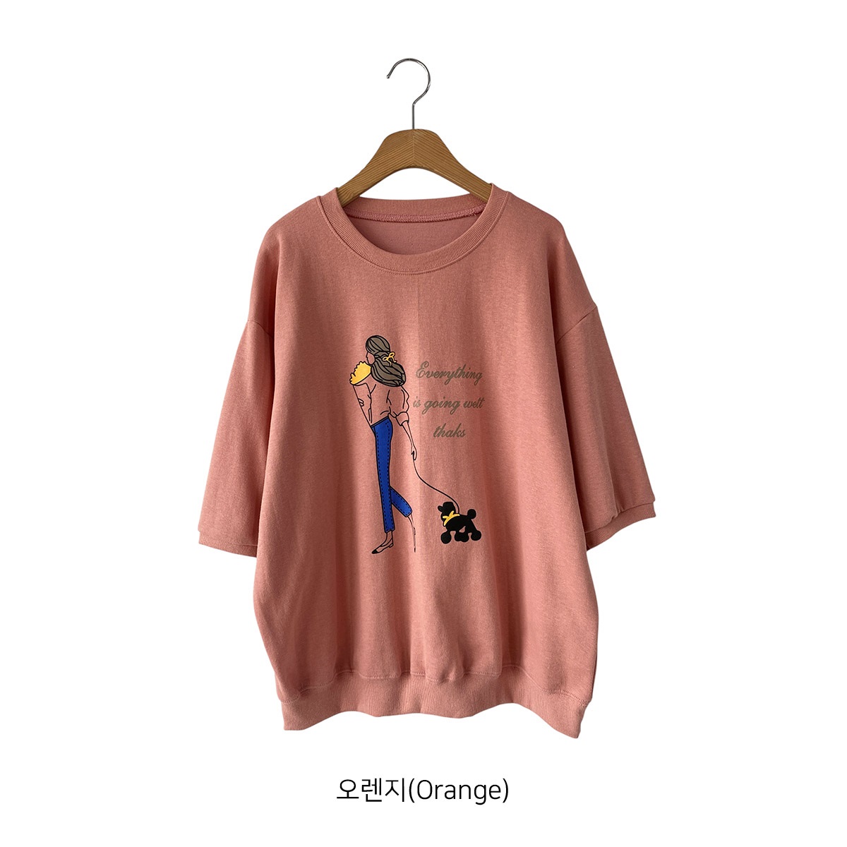7分袖プリントTシャツ | 詳細画像14