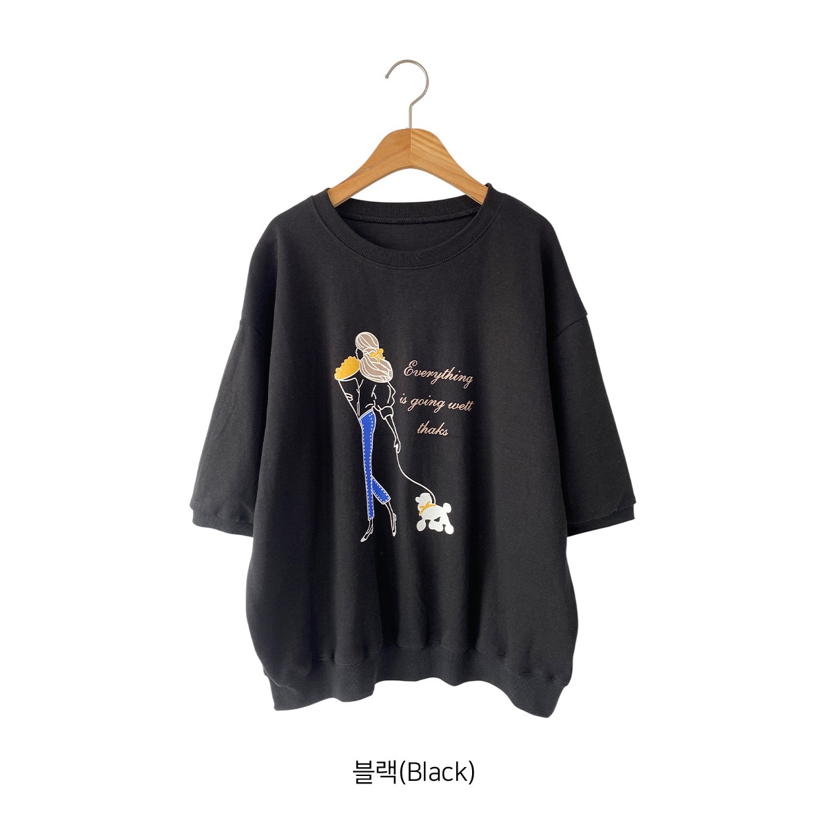 7分袖プリントTシャツ | 詳細画像15