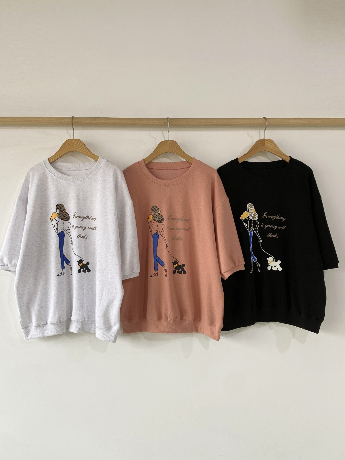 7分袖プリントTシャツ | 詳細画像16
