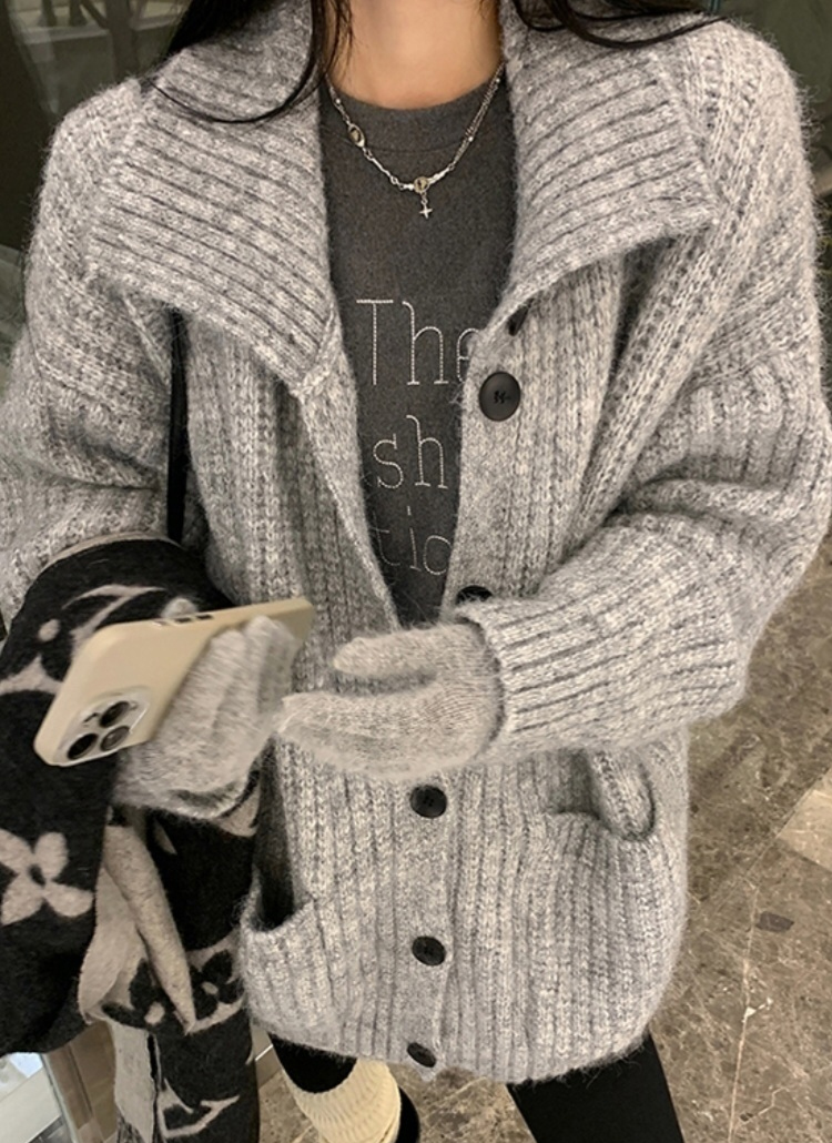 ハイネックオーバーサイズカーディガン | レディースファッション通販