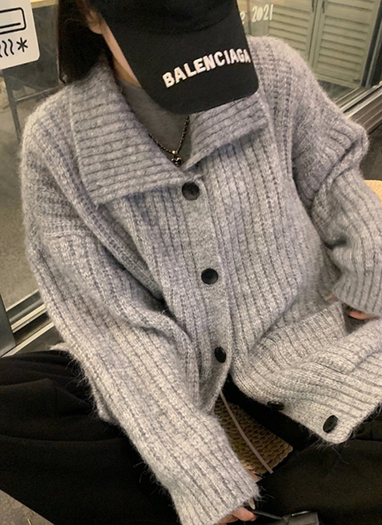 ハイネックオーバーサイズカーディガン | レディースファッション通販
