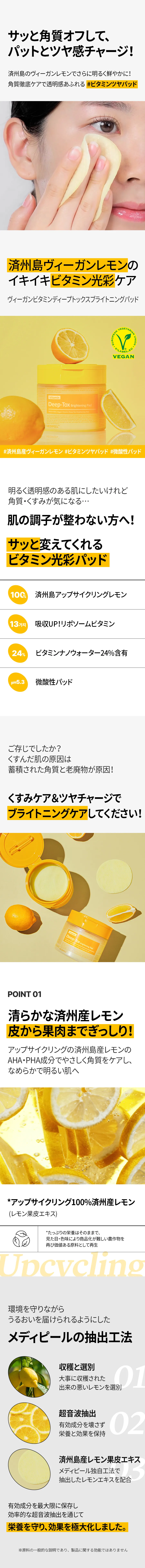 [メディピール] ビタミンディープトックスブライトニングパッド | 詳細画像2