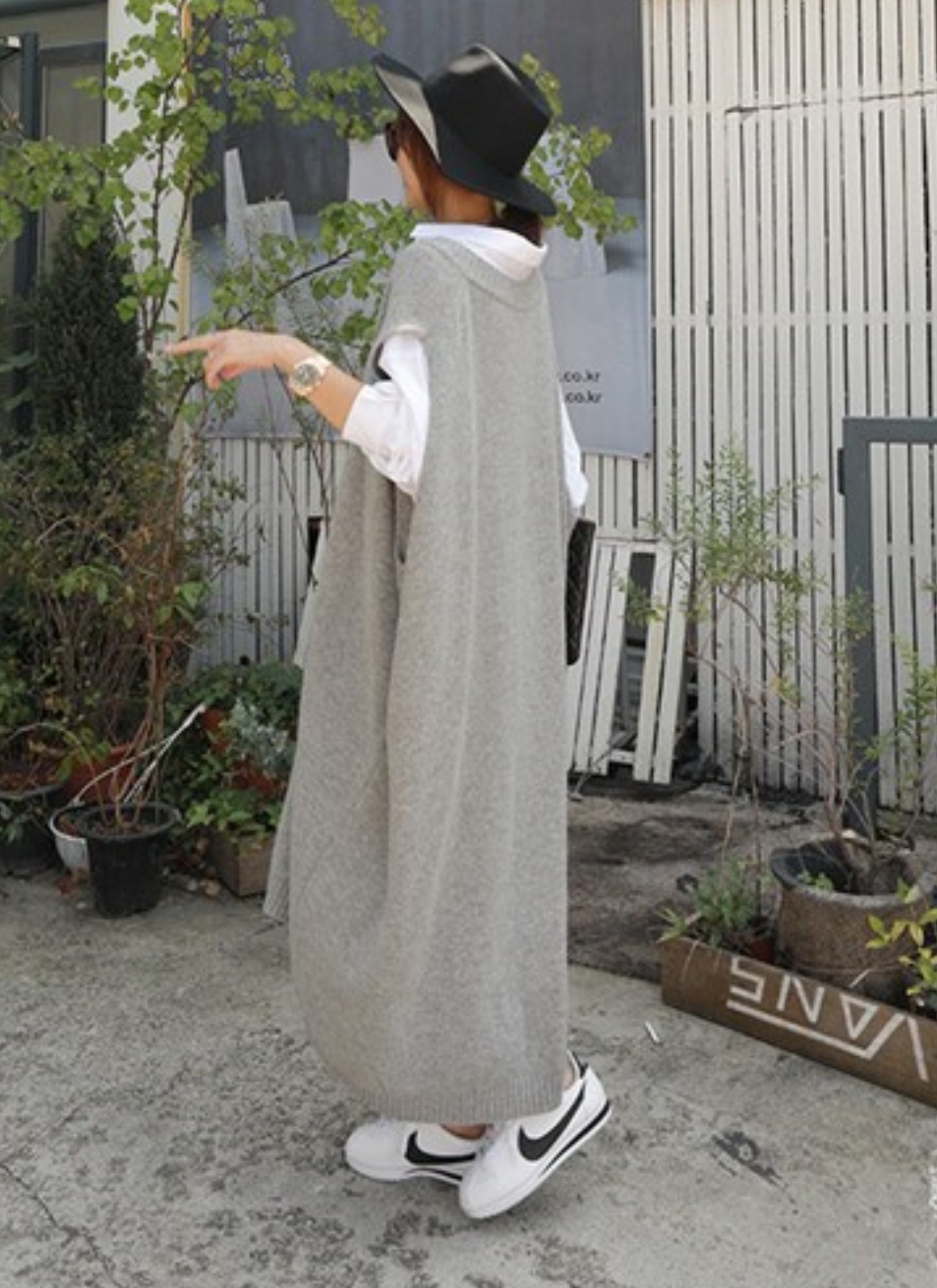 ボクシーVネックニットワンピース | 詳細画像5
