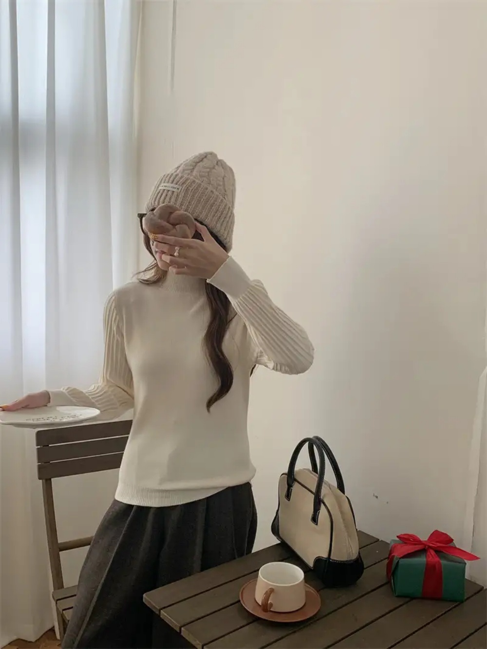 ハーフネックピンタックニット | 詳細画像20