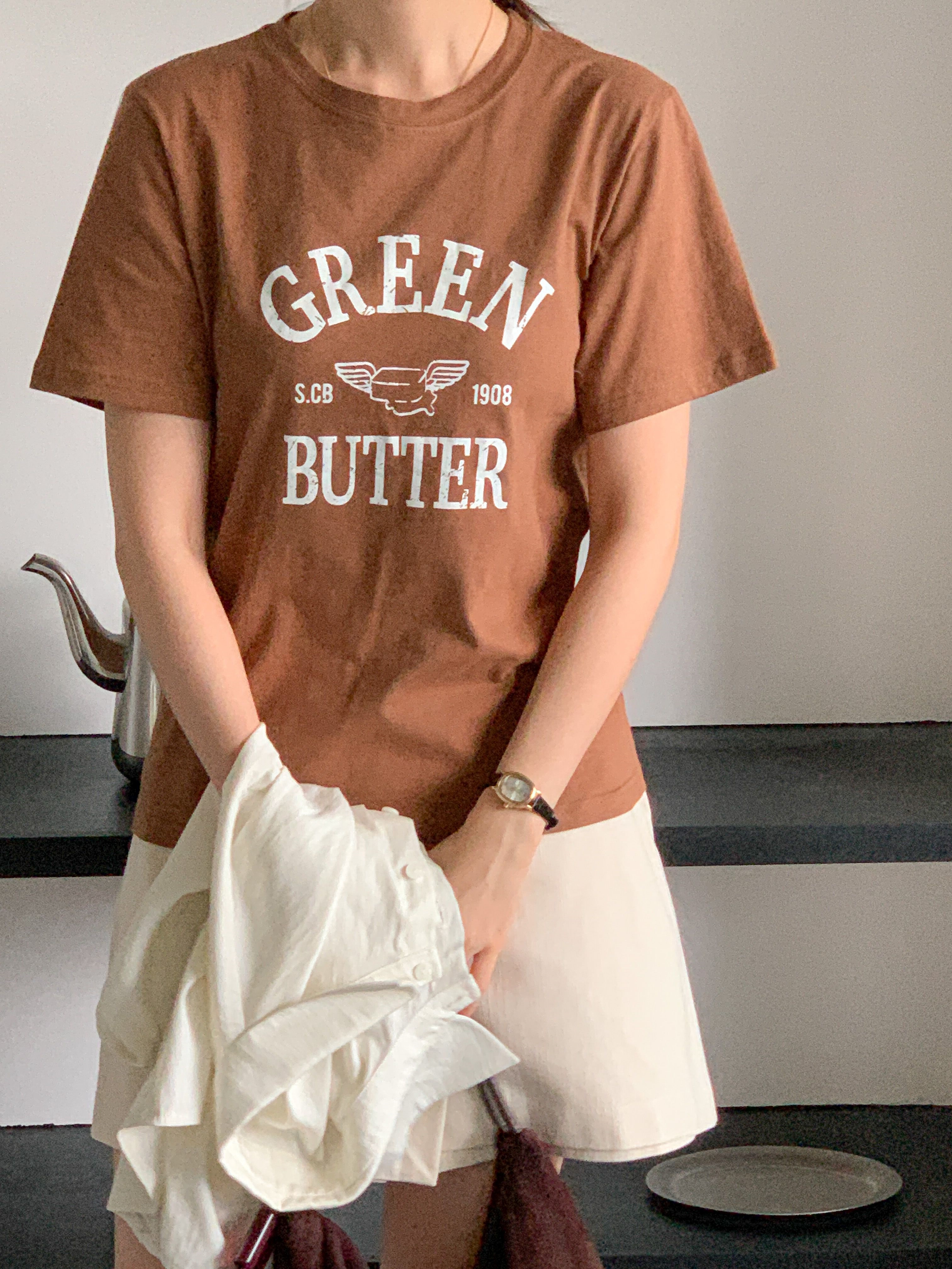 ラウンドネック半袖プリントカラーTシャツ | 詳細画像16